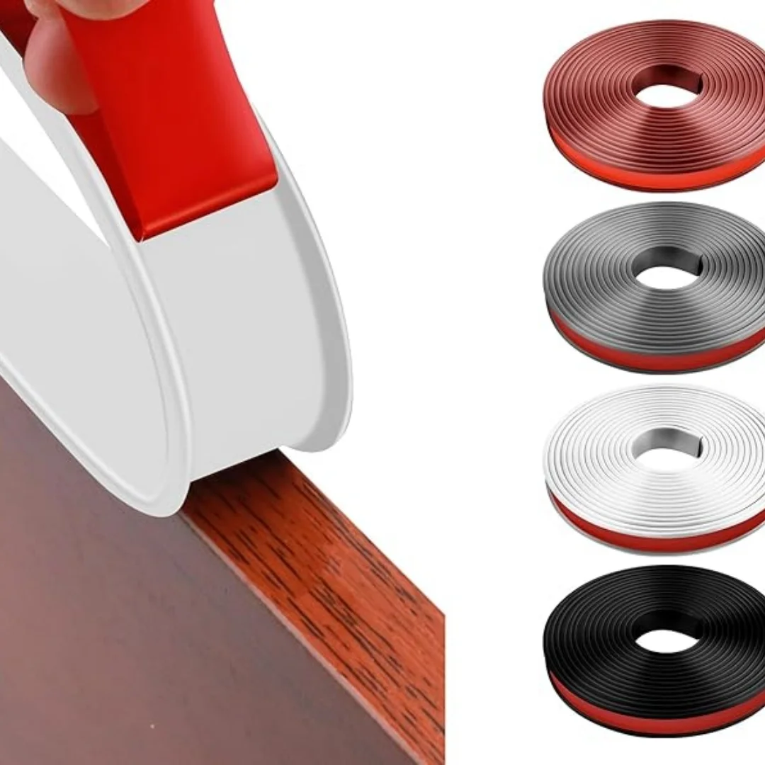 1/5Meters  U-Shape Edge Banding Furniture Edge Strip Self Adhesive Edging Trim Flexible Edge Protector