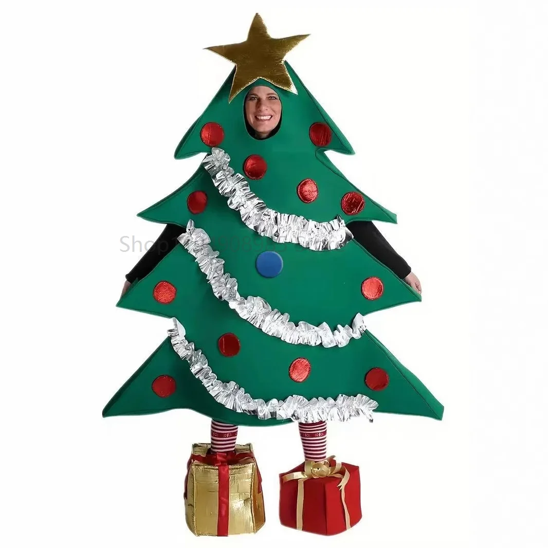 

Christmas Tree Costume Cosplay Adults Gift Shoe Covers Outfit Funny Clothes for Party Masquerade Fancy Dress Role Play Xmas