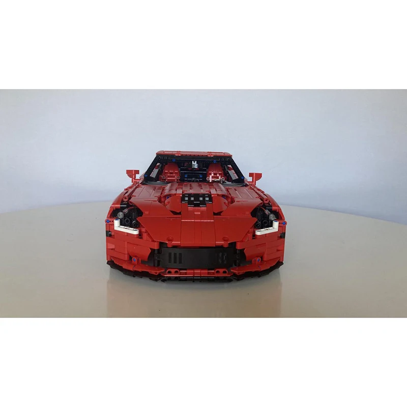 pinnacle of American sports car design C7 race car bricks V8 muscle car blocks custom motor building moc unique display klocki