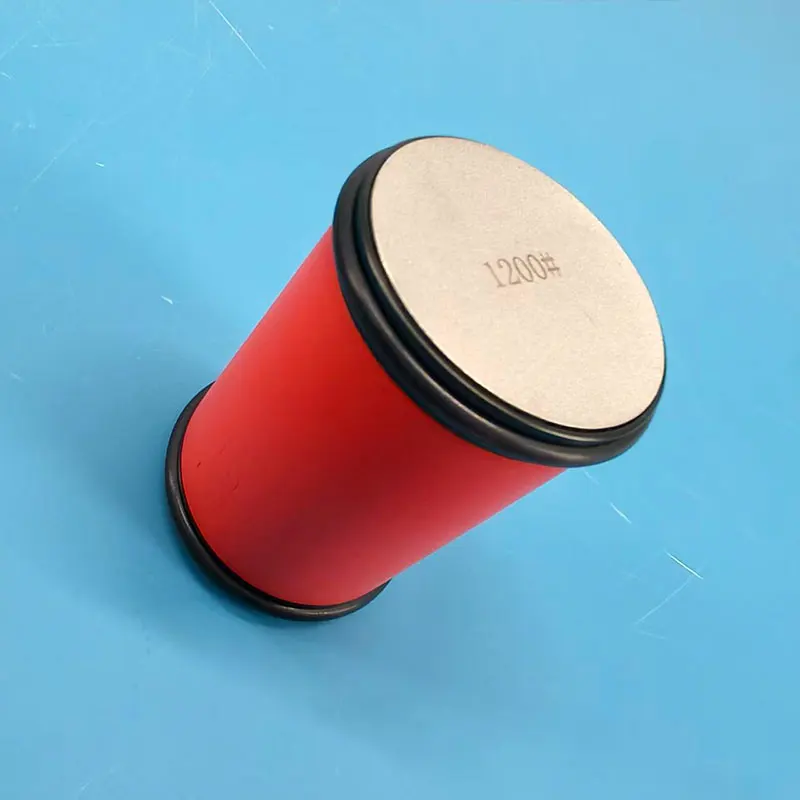 مبراة سكاكين دوارة مستطيلة بأربعة زوايا برتقالية، مجموعة مبراة سكاكين ذات عجلة دوارة، حجر شحذ متدحرج #3