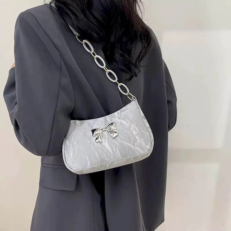 

Elegant Shoulder Bags for Women Solid Korean Style Versatile Handbags Aesthetic Lady Fashion Office Luxury Bags Hot Selling Item