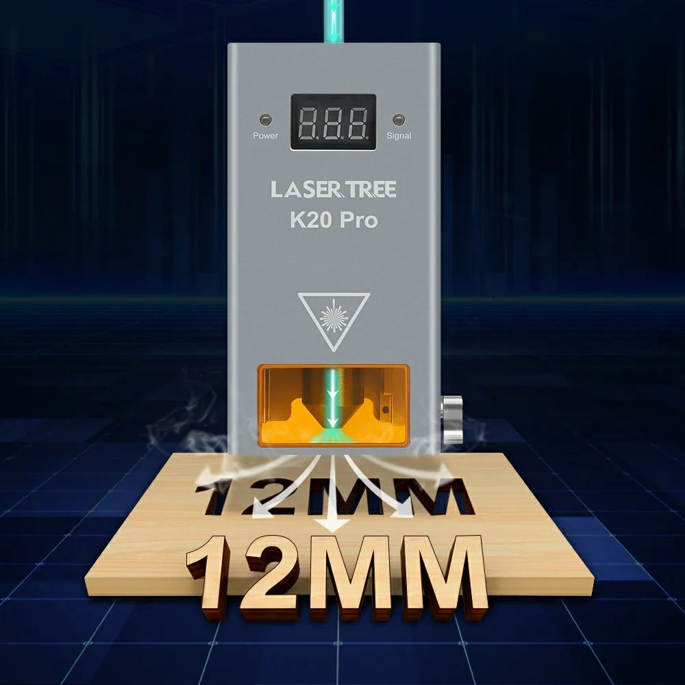 

TREE K20 20W Optical Power Engraving Head 24V Module With TTL PWM Modulation For DIY CNC Engraver