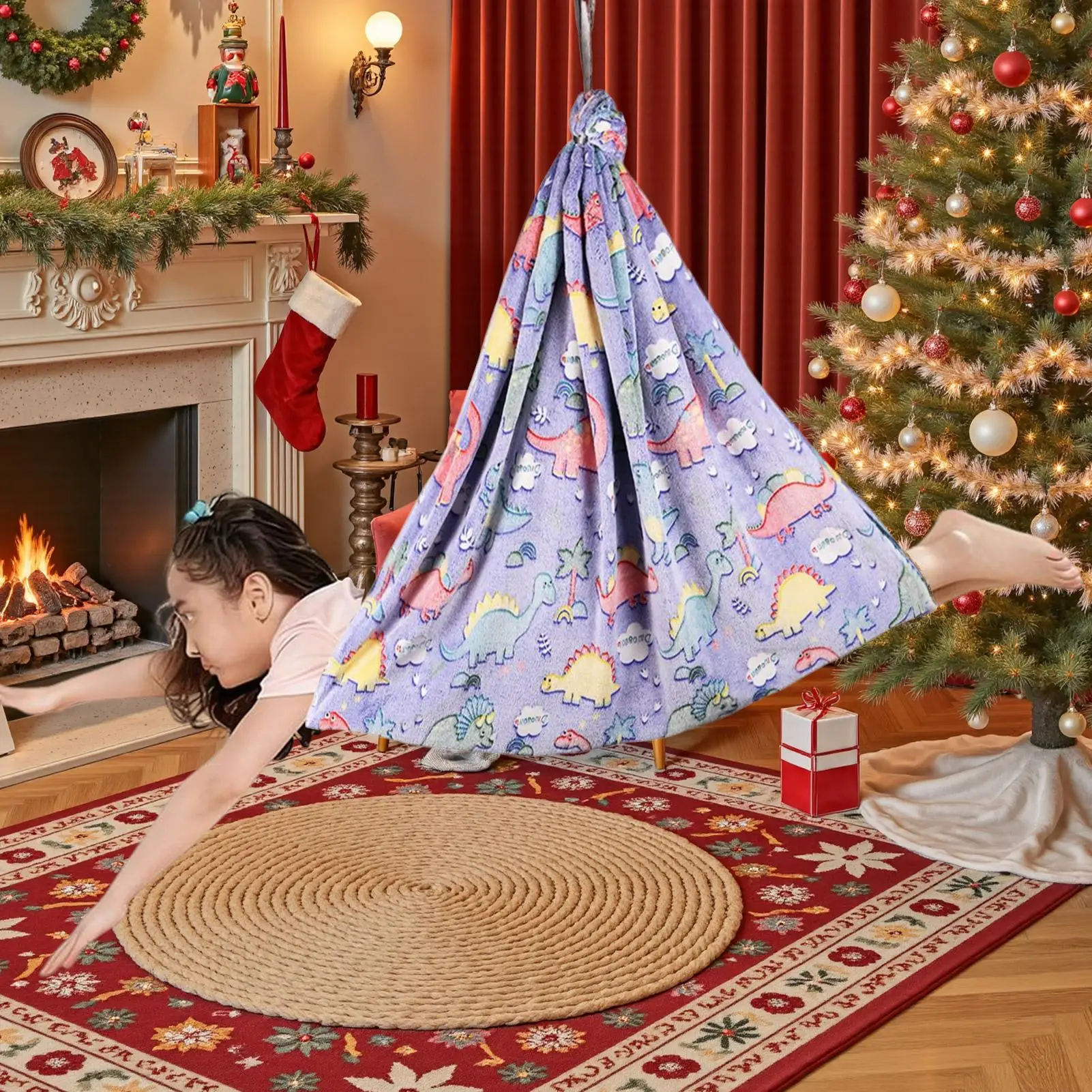 

Kids Sensory Swing Adjustable Flannel Glowing Indoor Hammock Toddler Sensory Seat For Interior Outdoor Bedroom Living Room