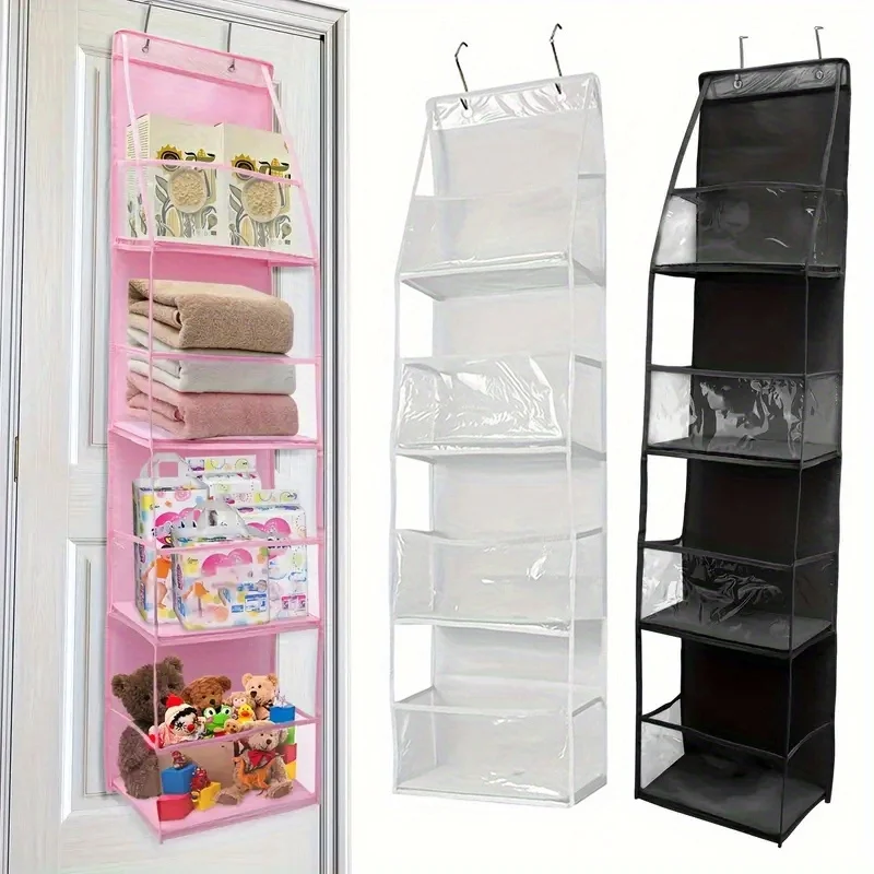 Bolsa colgante de almacenamiento detrás de la puerta, adecuada para guardar cosméticos, ropa, sombreros, zapatos y toallas en varios tipos de habitaciones, 1 ud.