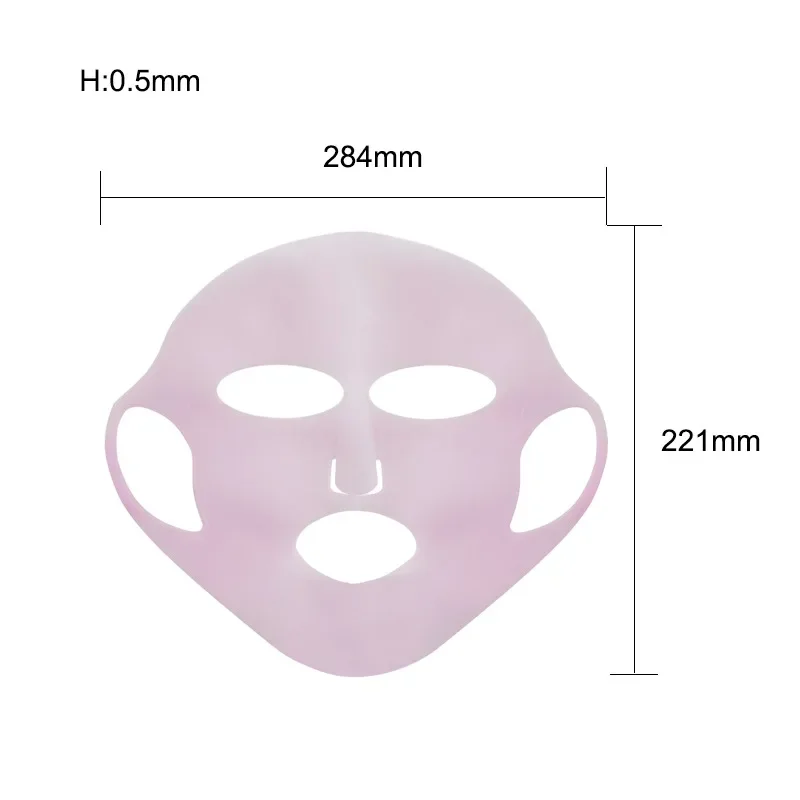 Siliconen gezichtsbladmasker Voorkom verdamping Stoommasker Beauty Tool Waterdicht Herbruikbaar Gezicht Huidverzorgingsmasker 1pcs