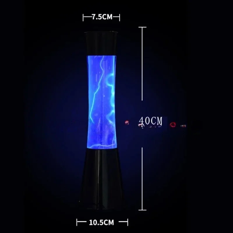 Voice-activated glow column electronic magic lamp, ion induction column lightning ball, applicable space: living room/room/bar