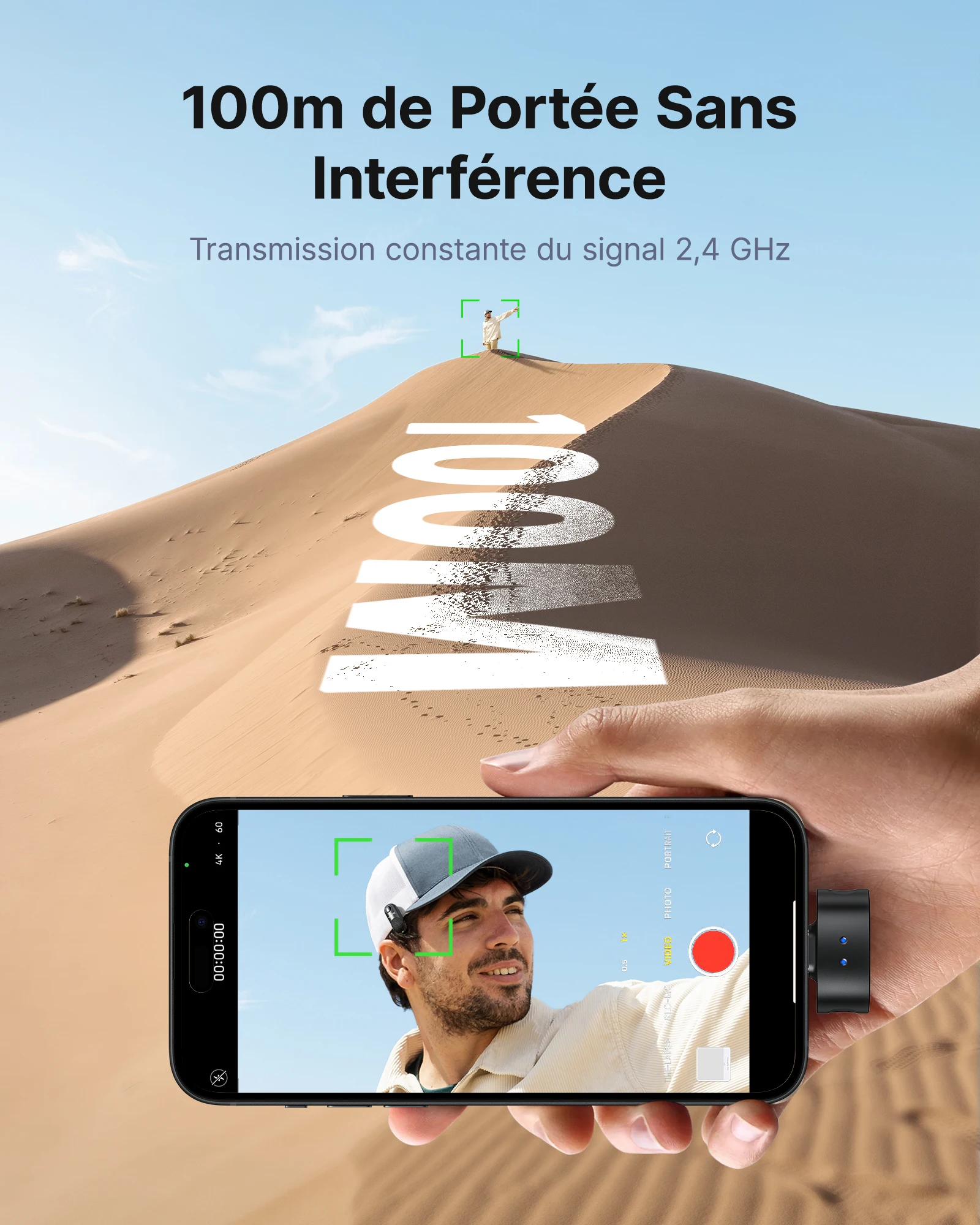 Picture 4: BOYA BOYA Magic Wireless Lavalier Microphone 4 Forms in 1 Mic for iPhone Android USB-C Phone Camera for Interview Live Streaming