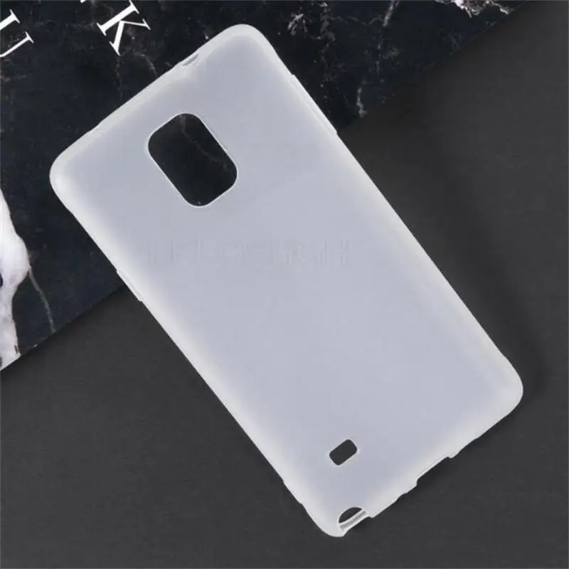 Anti-knock Soft TPU Phone Case For Samsung Galaxy Note 4 N910C N910A N910F Note4 Silicone Caso Cover Bumper Tempered Glass