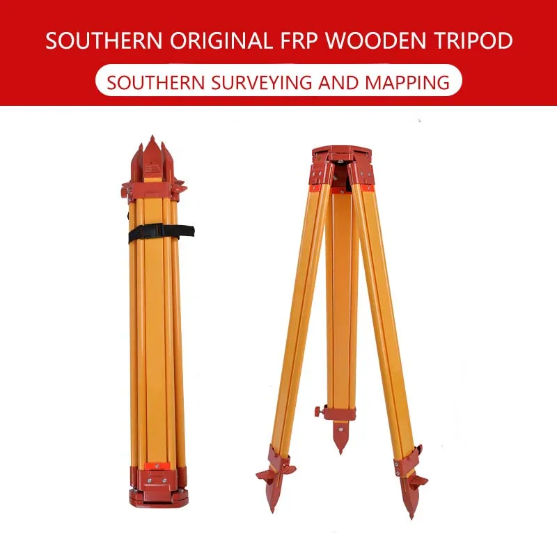 

Tripod Aluminum Alloy Solid Wood Level Gauge Theodolite Total Station Surveying And Mapping Support Tool Accessories