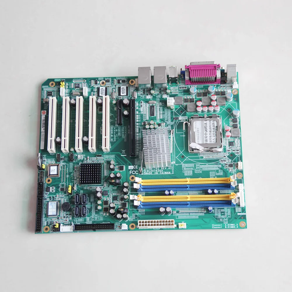 Original For Advantech AIMB-762 Rev.A1 Industrial Control Computer Motherboard AIMB-762G2 Dual Network Ports