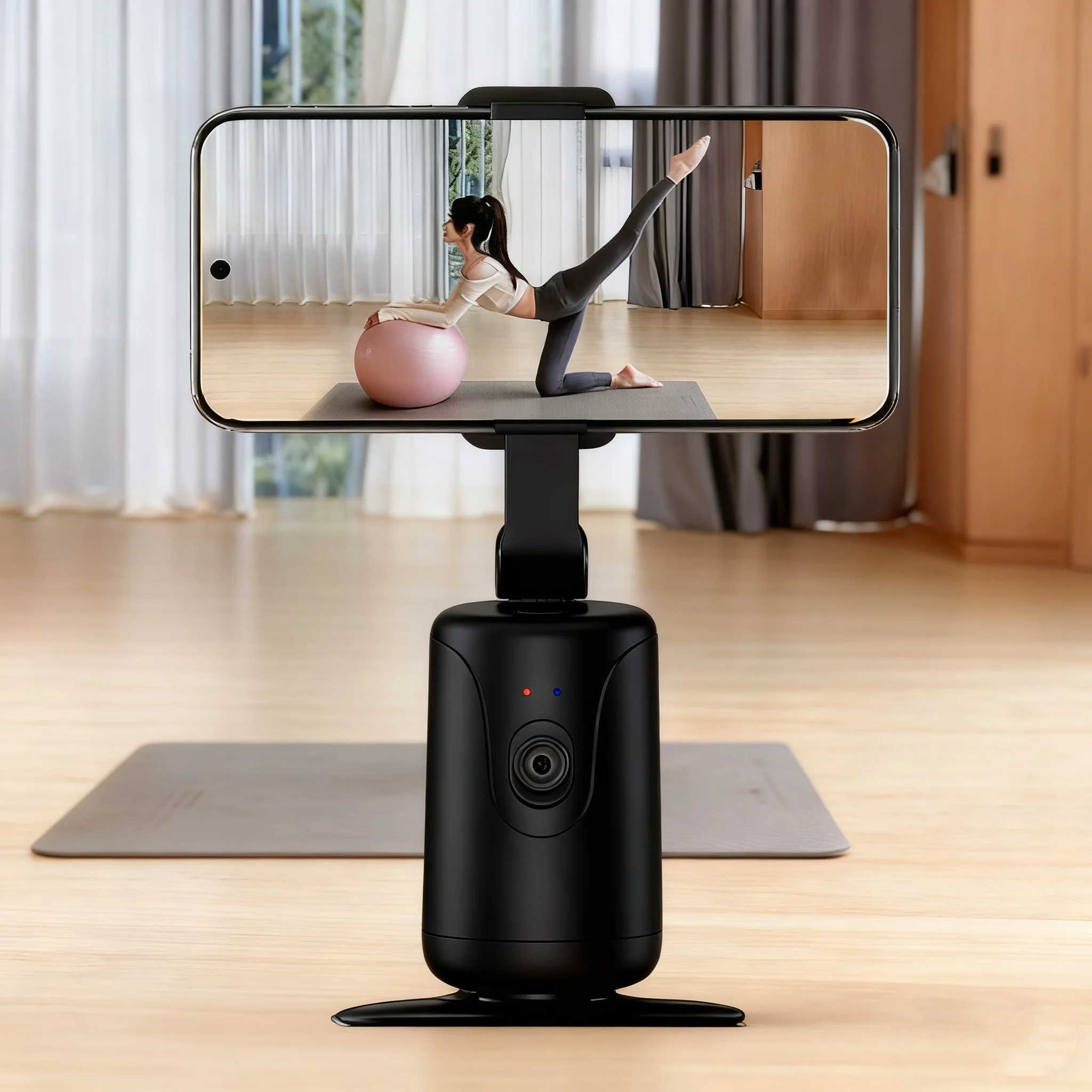 

Roreta 2025 New 360 Rotation Follow-up Gimbal Stabilizer Monopod Desktop AI Tracking Gimbal for Tiktok Live Photography