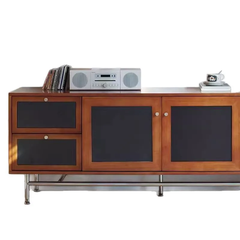 

French antique TV cabinet retro locker TV cabinet antique floor cabinet