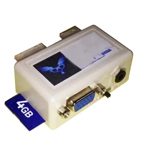 Dreamcast-convertidor 3 en 1 Vga + Sd + 3.5av, compatible con salida VGA AV, enchufe de hierro
