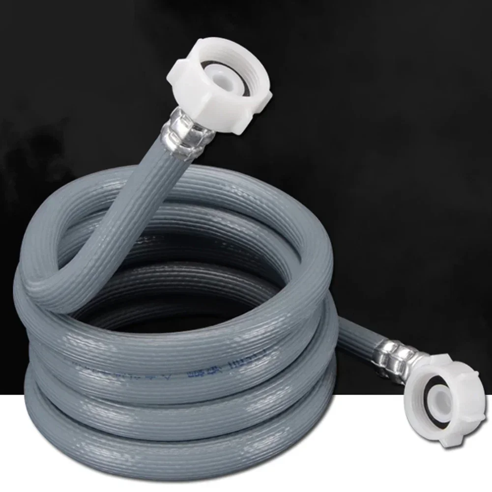 Automatic Washing Machine Water Pipe 6 Points Screw Water Injection Pipe Water Inlet Connection Pipe Extension Plumbing Hose