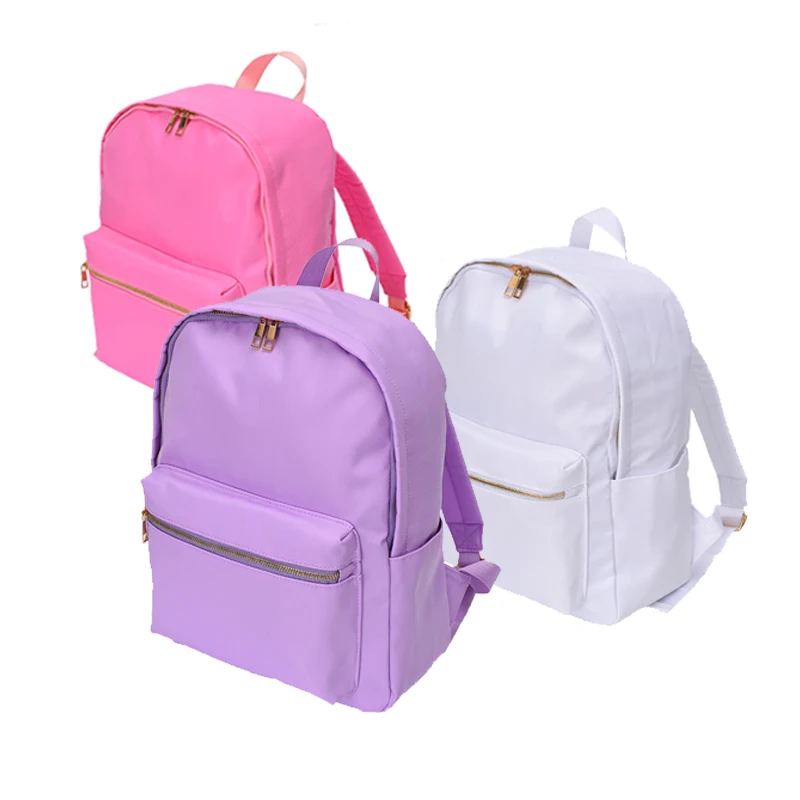 Klassieke Mode Rugzak Diy Schooltas Aanpasbare Patches Nylon Grote Capaciteit Schoolrugzak Voor Tienermeisjes Vrouwen