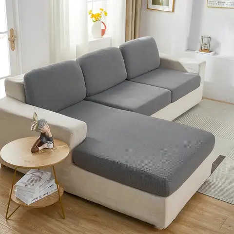 st stretchigt jacquard enfärgat sofföverdrag för vardagsrum, halkfritt avtagbart tvättbart soffskydd för husdjur 10 best sales sofföverdrag - №8
