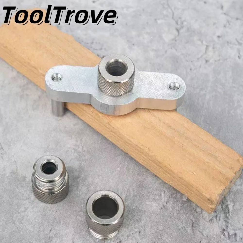 

6/8/10mm Multi-functional Woodworking Hole Punch Locator, Anti-offset Drilling Guide Tool, Precise Positioning Hole Opener