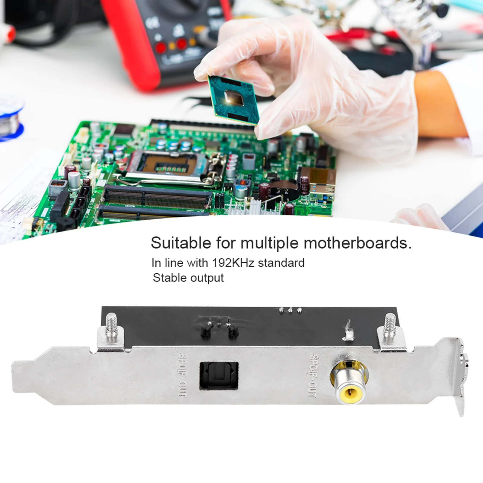 SPDIF OutPlate Cable Bracket SPDIF Optical Electrical Components for ASUS / GIGABYTE / MSI Motherboard