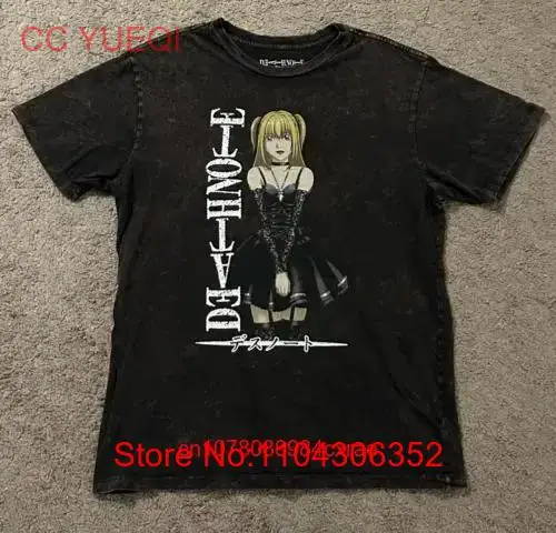 Camiseta estilo Vintage Death Note Misa Amane talla XL Anime Tie Dye manga larga o corta