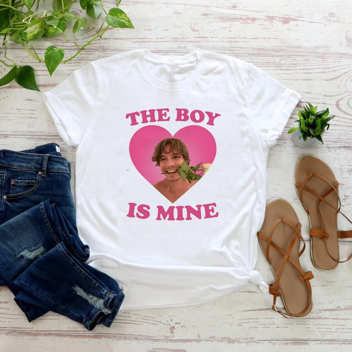 Nicholas Chavez T-Shirts Vintage Nicholas Chavez Tshirt Menendez Brothers T-shirt Women's Graphic Tee The Boy Is Mine T Shirt