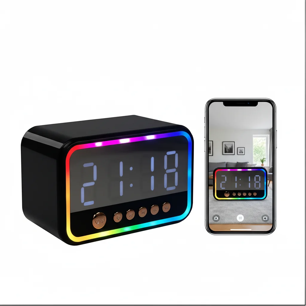กล้องวงจรปิด WiFi พร้อมนาฬิกาป - Hidden Camera Clock บทวิจารณ์และราคา