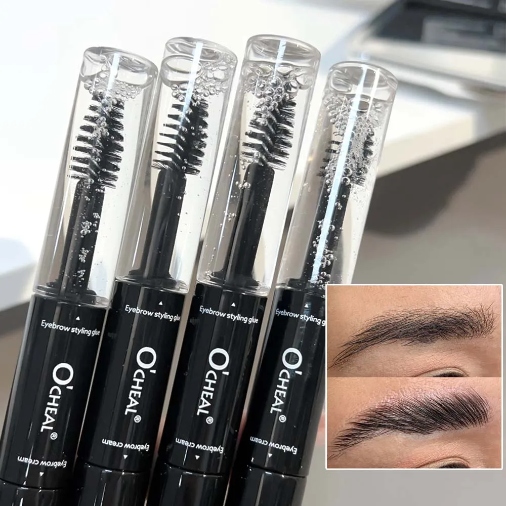 Wild Eyebrow Styling Dye Augenbrauencreme, 2-in-1, transparent, flüssig, Augenbrauenfassung, Wachs, wasserfest, langlebig, Wimpern-Brauen-Tönung, Kosmetik
