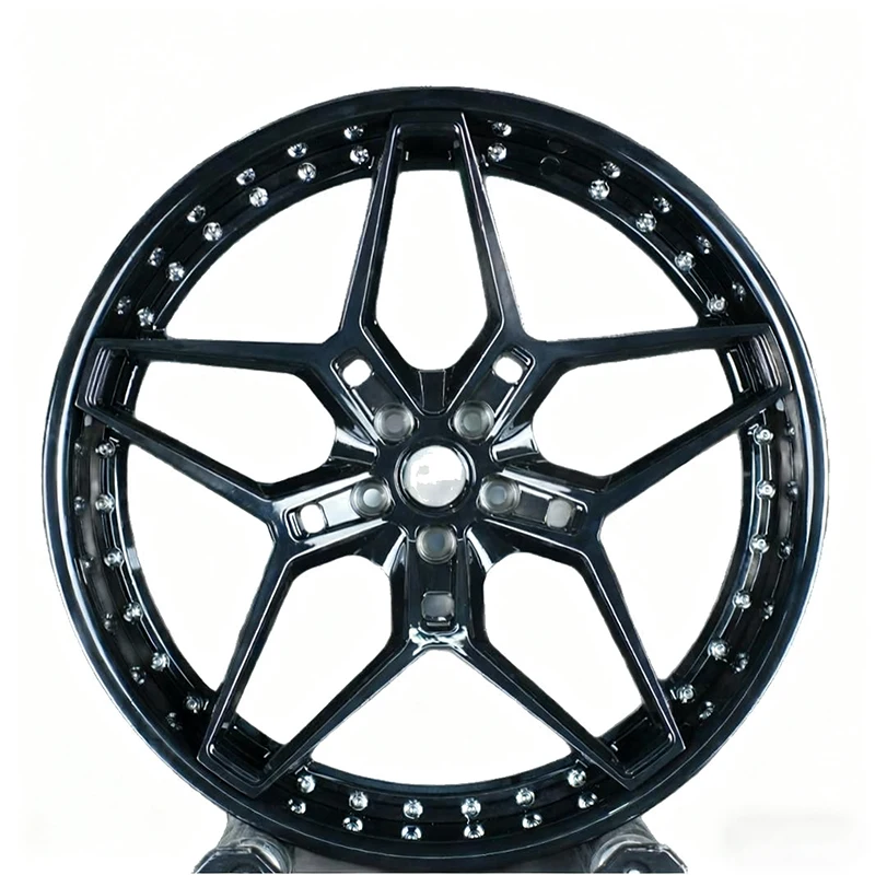 

Two-piece High-strength Car Wheel Hub 19 20 21 Inch Concave Aluminum Alloy Forged Rims Passenger Car Wheel Hub