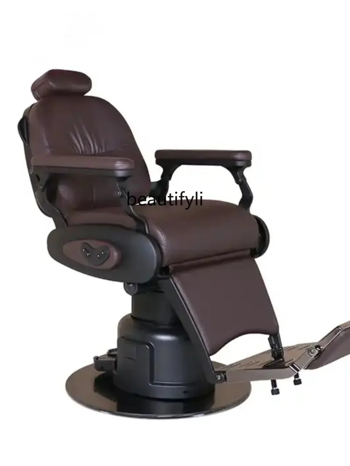 Hair salon simple hair cutting perm and dyeing chair lift face shaving therapy chair electric adjustment hair cutting chair