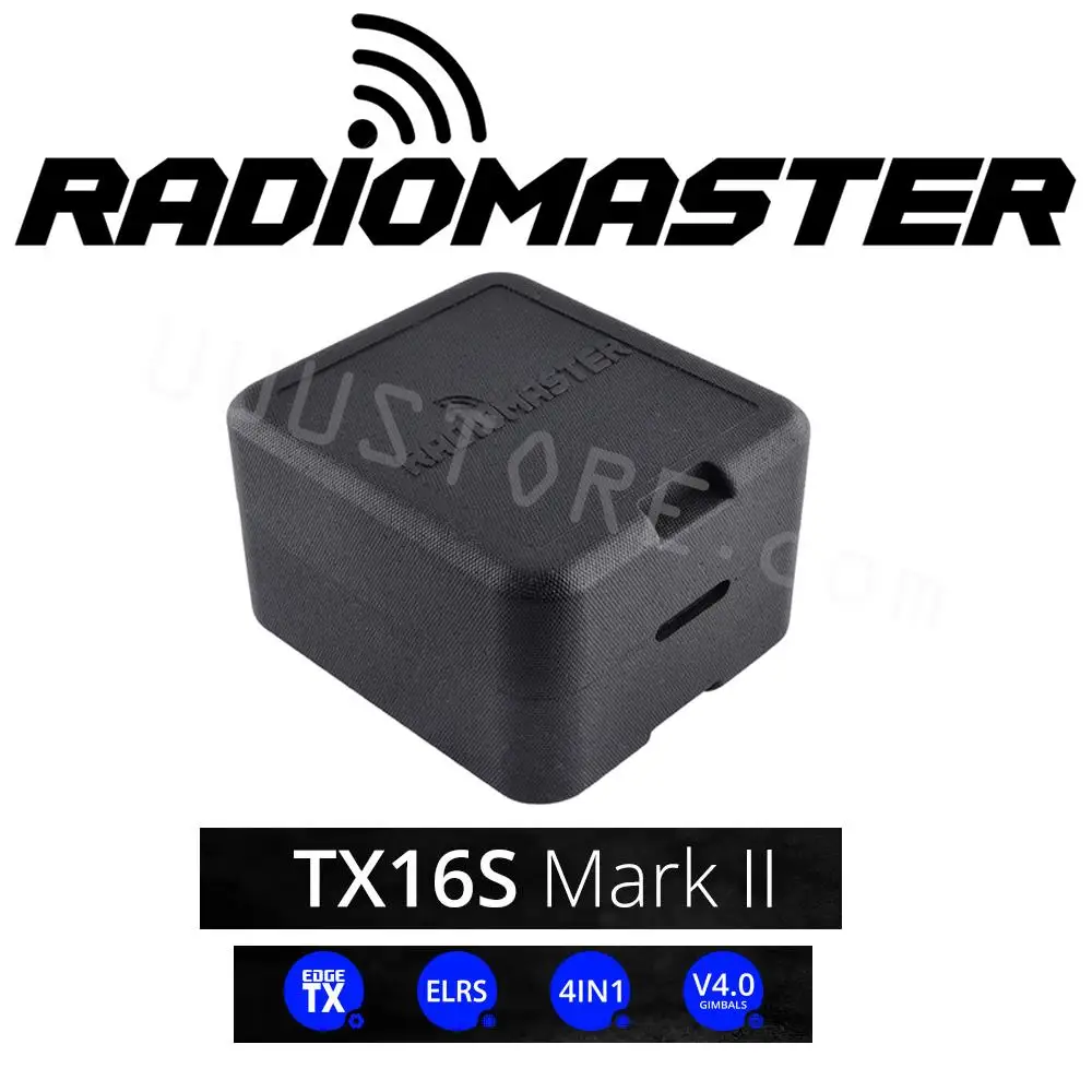 

In Stock New RadioMaster TX16S Mark II V4.0 Hall Gimbal 4IN1 ELRS Radio Controller Support EdgeTX/OpenTX Built-in Dual Speakers