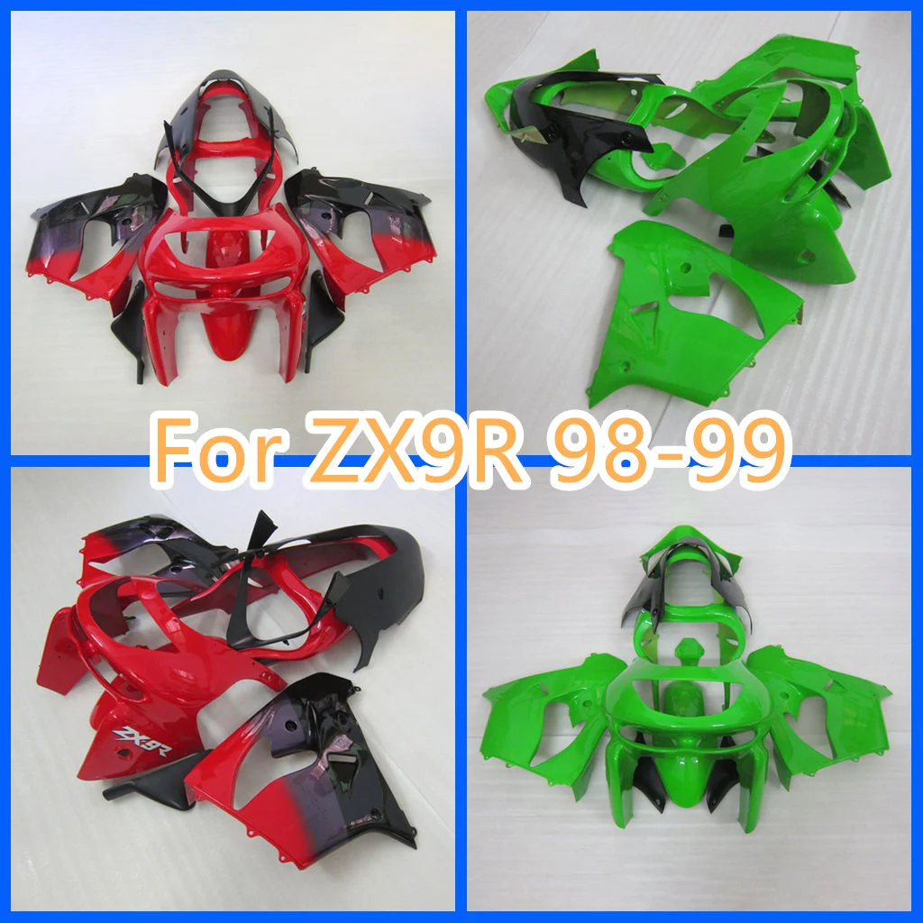 Sportbike-Verkleidungsset für Kawasaki ZX-9R 98 99 1998 1999 ZX9R