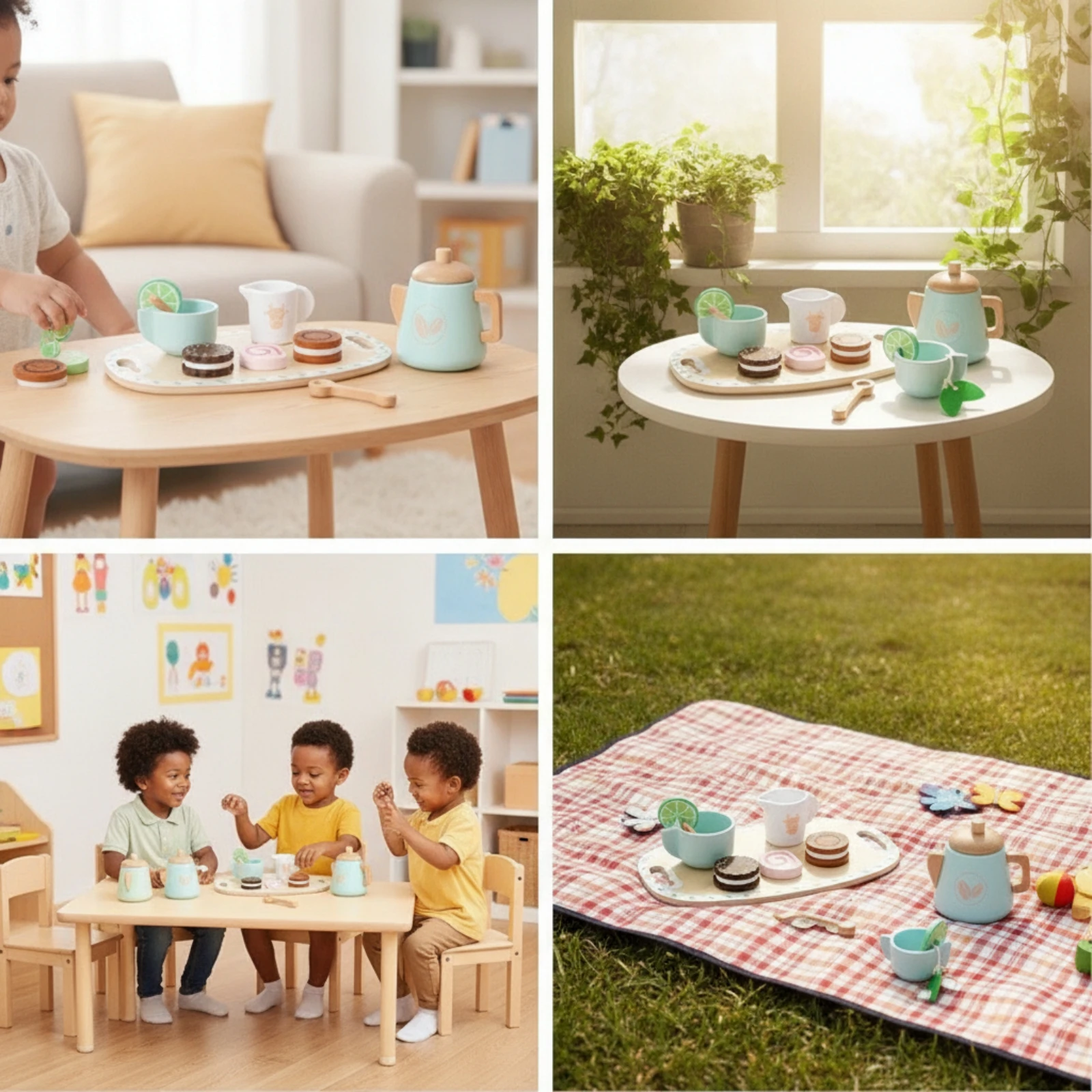 wooden-tea-party-set-role-play-wooden-tea-set-playset-educational-method-educational-for-preschoolers-playroom-daycare