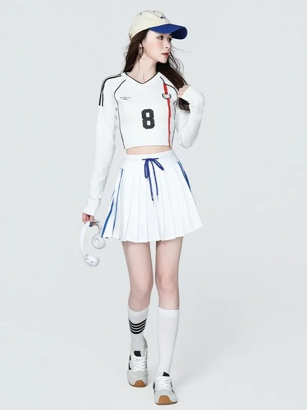 High School Student Cheerleading Performance Outfit Gymnastics Entrance Ceremony Group Dance Competition Costume