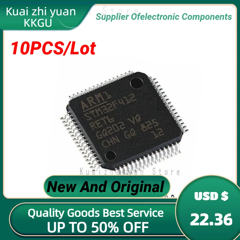 

10PCS/Lot New And Original STM32F412RET6 STM32F412R STM32F412RE STM32F412RET STM IC MCU Chip LQFP-64 Chipset Quality Goods