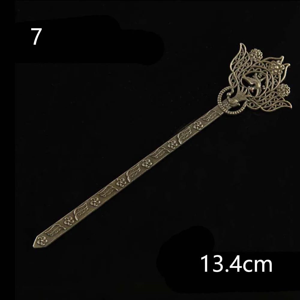 

Carved Retro Girl Women Metal Antique Wedding Headwear Hair Accessories Hair Clasp Hairpin