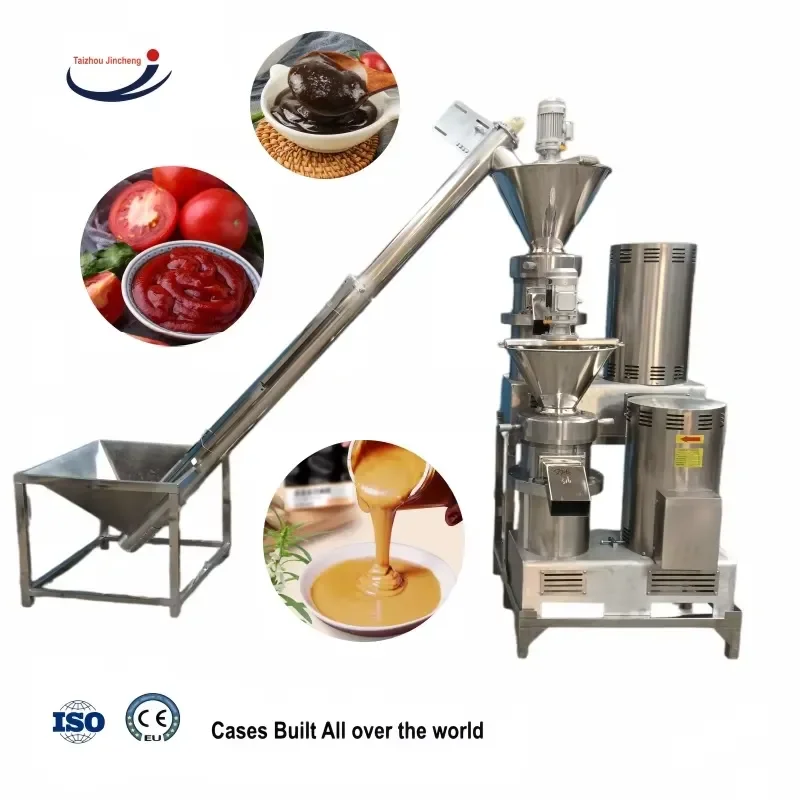 JINCHENG Heavy-Duty Tested Inspected Wide Output Range Fish Meat Paste Tiger Nut Soybean Corn Milk Grinding Machine 220V/380V