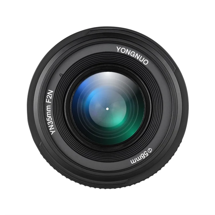 YONGNUO YN35mm F2N Lens, 1:2 AF MF Wide-Angle Fixed Prime Auto Focus Lens for DSLR Cameras