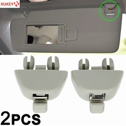 2x Sun Visor Hanger Clip Holder For Audi A6 C6 VW Passat B7 Polo Up! Skoda CITIGO RAPID Seat MII 6RD857561Y20 6R0857561Y20 Hooks