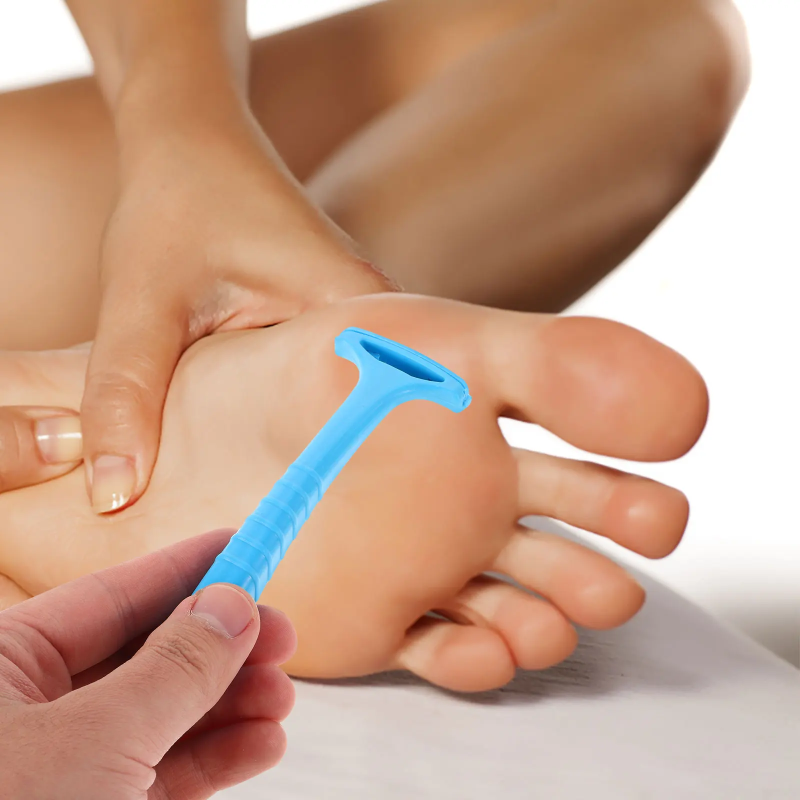 10Pcs Foot Scraper Dead Skin Remover Heel Scraper Callus Remover Professional Pedicure Tool for Cracked Heels Smooth Feet