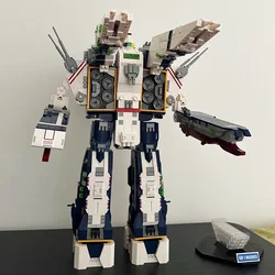 High-Tech Series Spacecraft SDF-1 Macross Building Blocks 2in1 Robot Battleship Model Bricks Toys For Boy Birthday Gift MOC