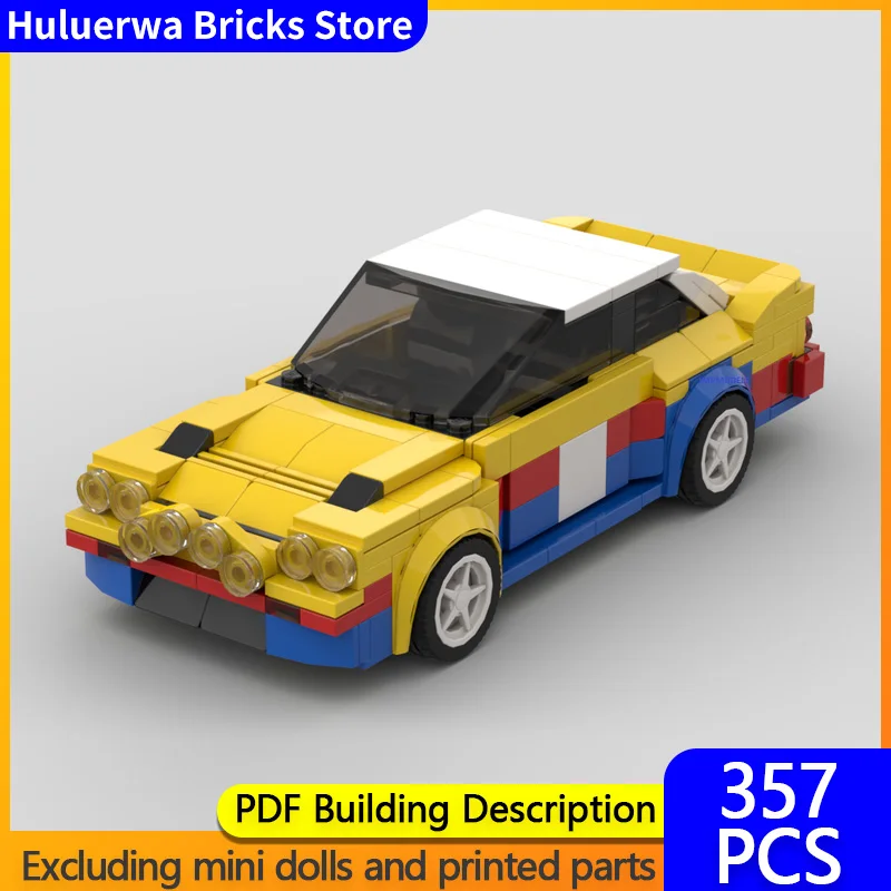 

Модель скоростного гоночного автомобиля MOC, строительные кирпичи Manta B 400, раллийный гоночный автомобиль, модульная технология, детские праздничные подарки, сборные игрушки