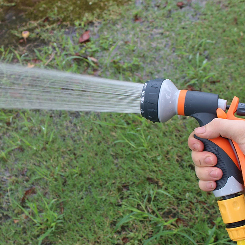 8 Modes High Pressure Garden Watering Nozzle Multi Function Lawn Plant Wash Sprinkler Head