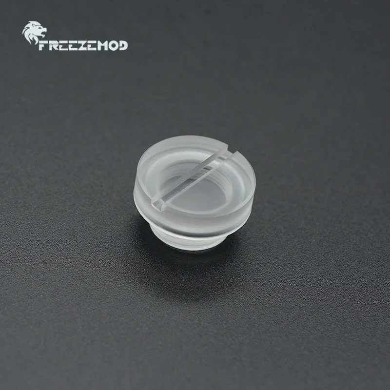 

FREEZEMOD акриловая прозрачная прямая заглушка, концевая чашка, монетообразная защита от утечек, фитинг для остановки воды HDT-PM1