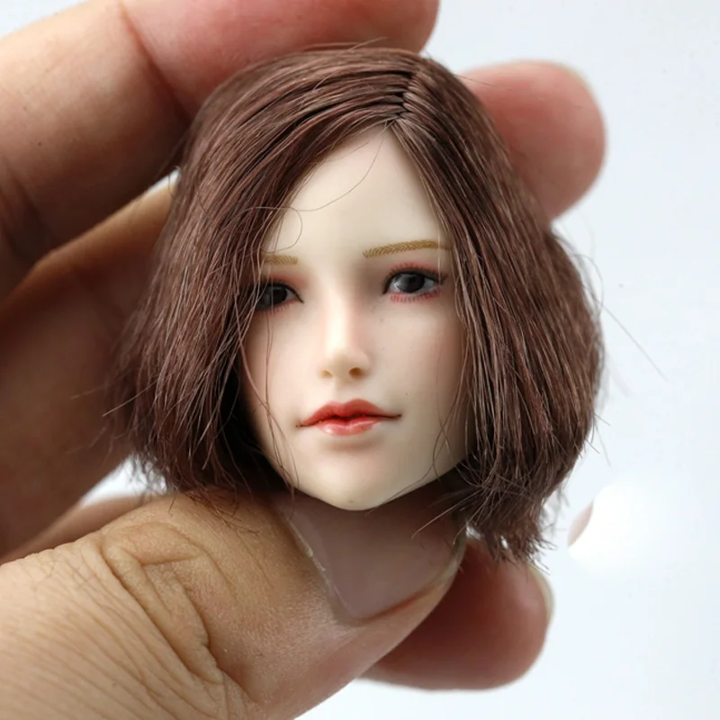 

Collection 1/6 Scale Japanese Girl Lolita Head Sculpt White Skin Super Duck SDH017 Beauty Maiden Head Played Model Toy