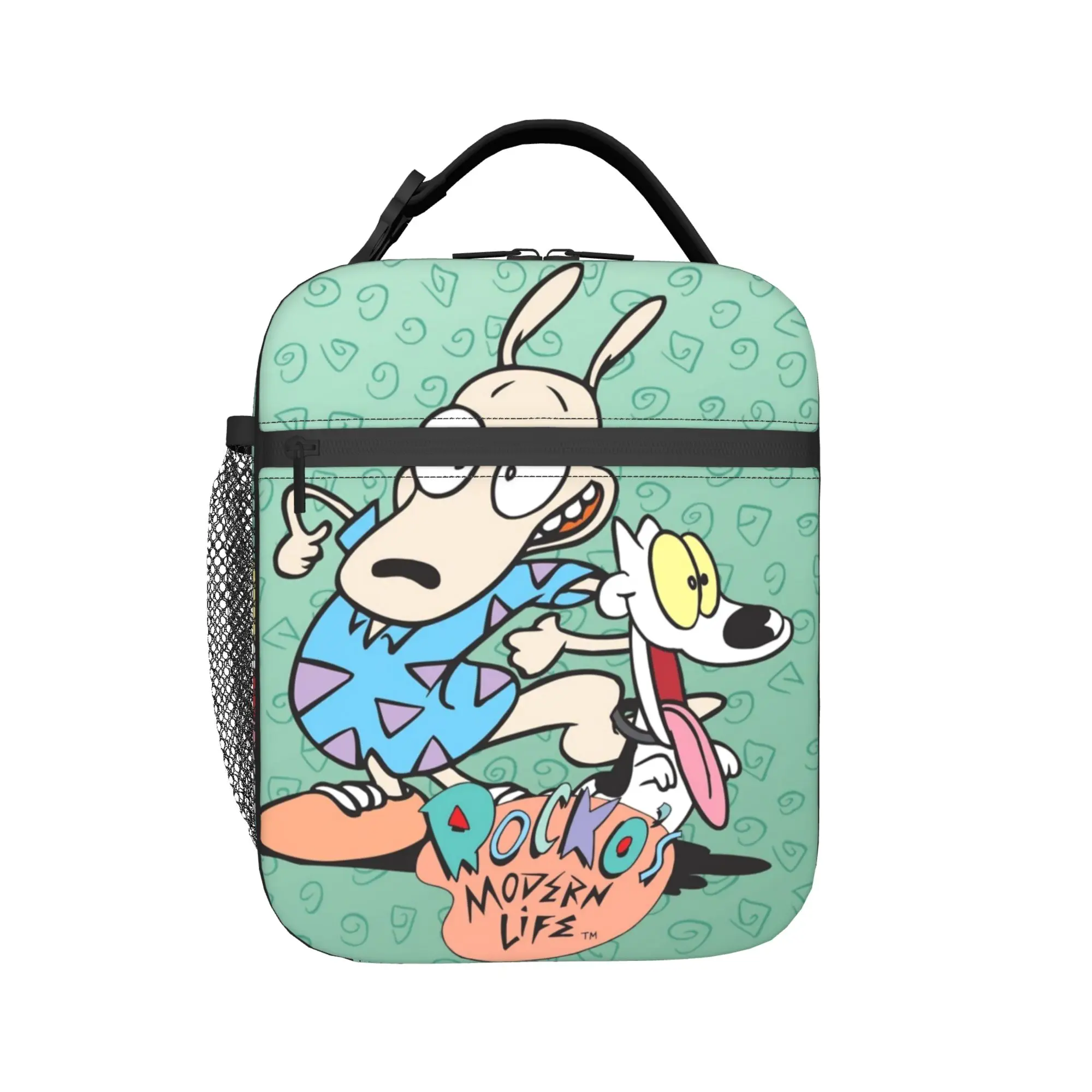 Lunch Box  Duo Rucksack Ren & Stimpy  Merch  Food Box New Arrival Thermal Cooler Bento Box For Office