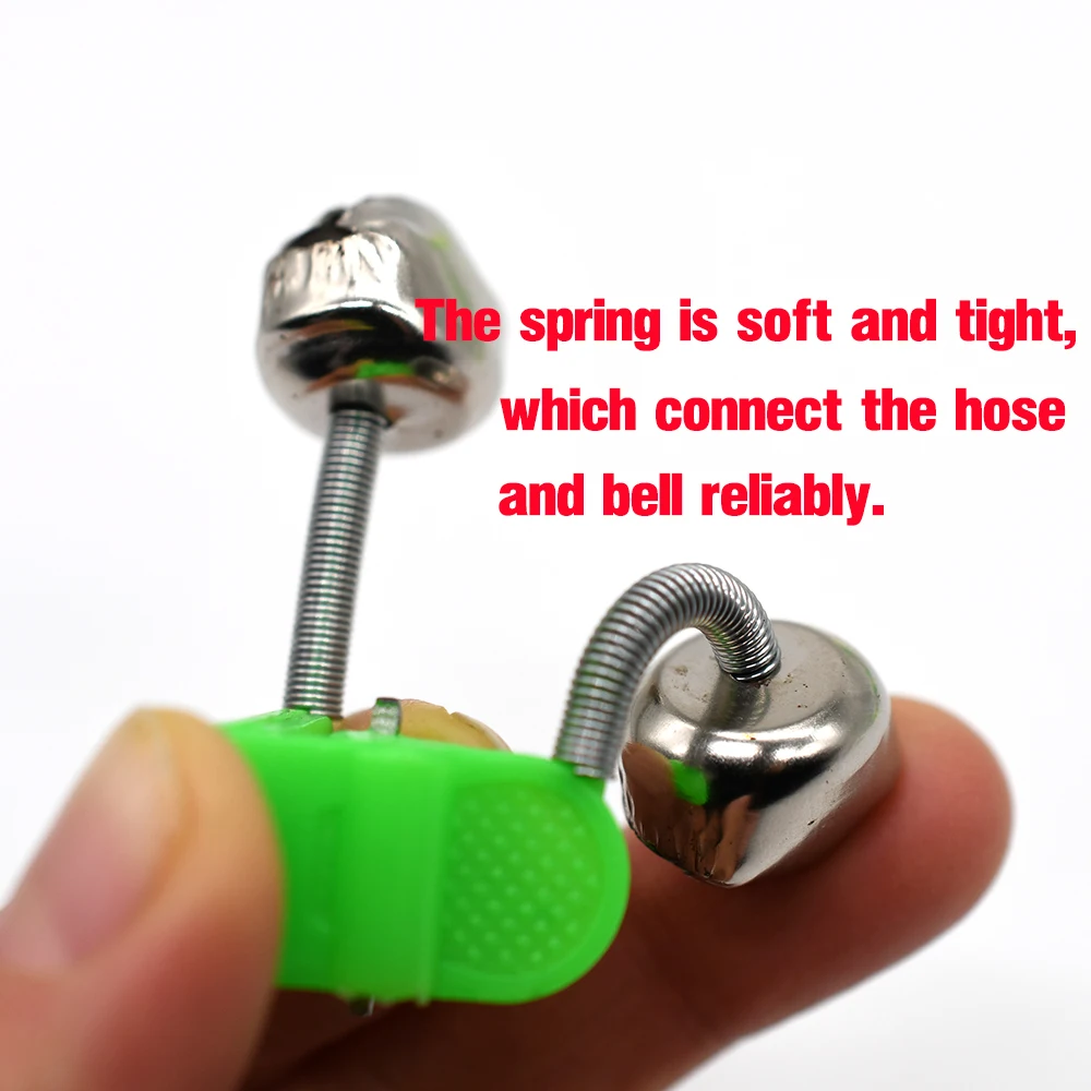 MNFT Led Night Fishing Rod Bite Bait Alarm Light Twin Bells Clip Alerter Sea Fishing Practical Tools 10Sets/20Sets/30Sets image 3
