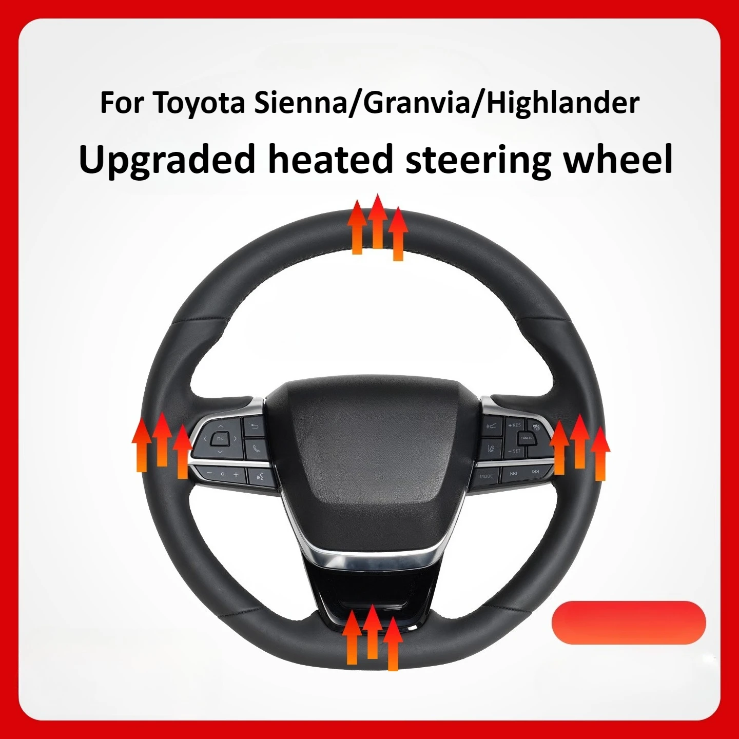 

Для Toyota Sienna/Granvia/Highlander модификация подогрева рулевого колеса зимние аксессуары для электрического отопления