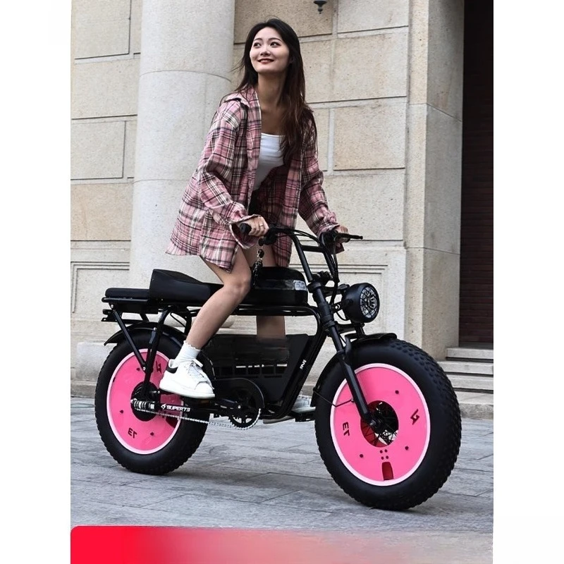 

Electric bicycle off-road mountain with the same variable speed power adult tram