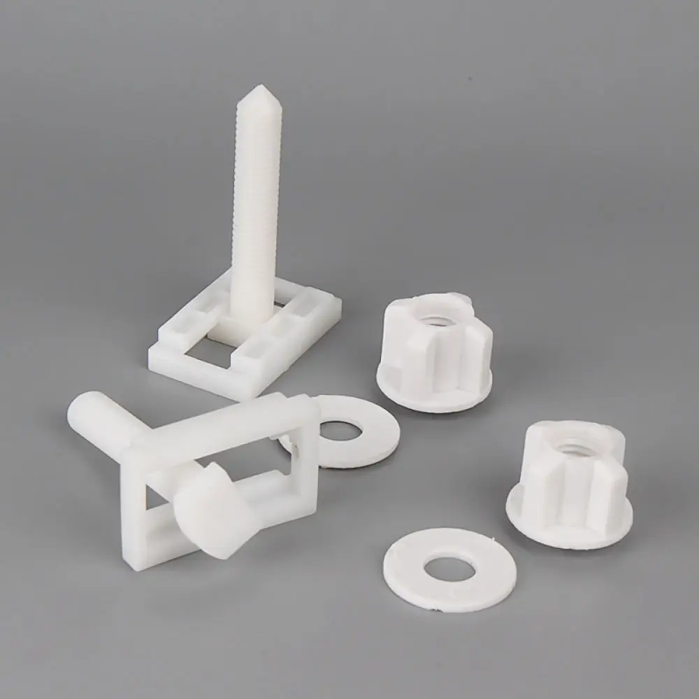 High Quality Toilet Seat Hinge Bolts Kit Bathroom Repair Replacement Hardware For Fixing Any Standard Commode Cover Lid