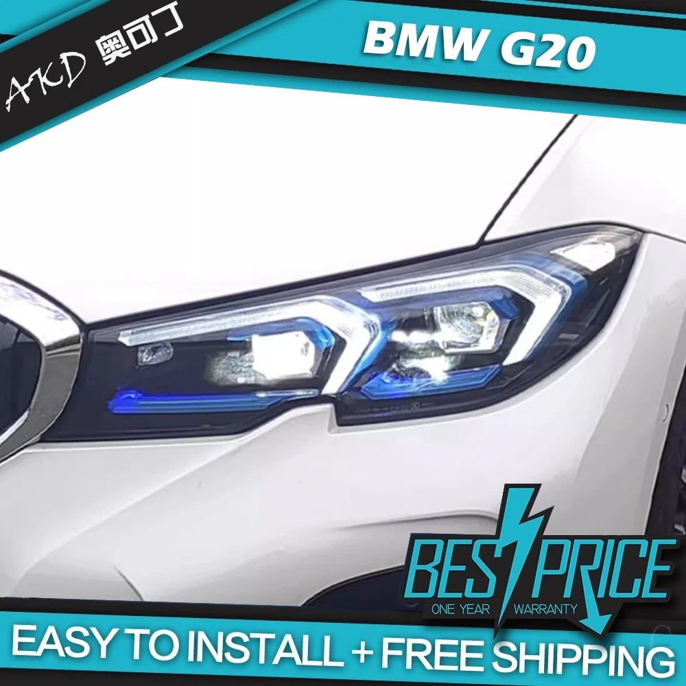 

Car Styling for BMW G20 G28 LED Headlight 2019-2022 Headlights 320i 3 Series DRL Turn Signal High Beam Angel Auto Accessories