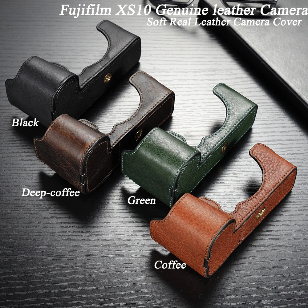 

XS20 Camera Bag Handmade Genuine Leather Camera Case Half Body For Fujifilm XS10 XS20